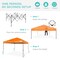 Best Choice Products 8x8ft Easy Setup Pop Up Canopy w/ 1-Button Setup, Wheeled Case, 4 Weight Bags